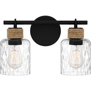 Quoizel Lighting Baltic 2 - Light Vanity in  Matte Black - 1 of 4