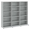 CLIHOME Media Storage Cabinet, 5-layer DVD/CD Shelf, Freestanding Decorative Bookshelf for 15 Compartments - 4 of 4