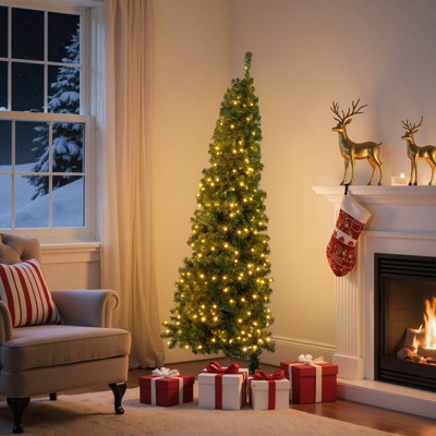 Karl Home Half Christmas Tree with 230LED Lights