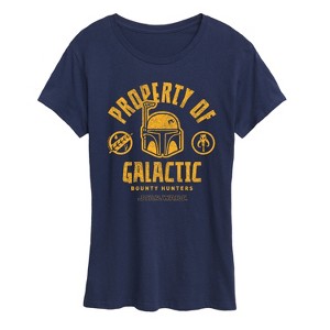 Women's - Star Wars - Property Of Galactic Bh Short Sleeve Graphic T-Shirt - 1 of 4