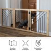 PETMAKER 3-Panel Foldable Pet Gate, Natural - 3 of 4