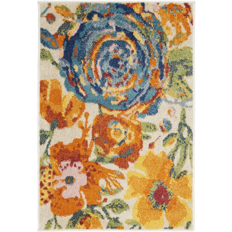 Nourison Allur Boho Abstract Floral Indoor Area Rug, 1 of 11