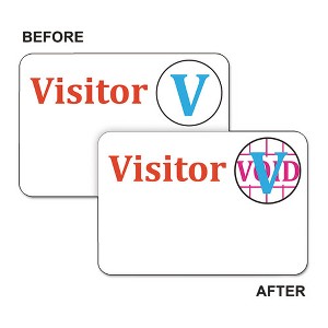 C-Line Time’s Up! Self-Expiring Visitor Badges, One-Day Spot Badge, 3 x 2, White, 100/Box - 1 of 4