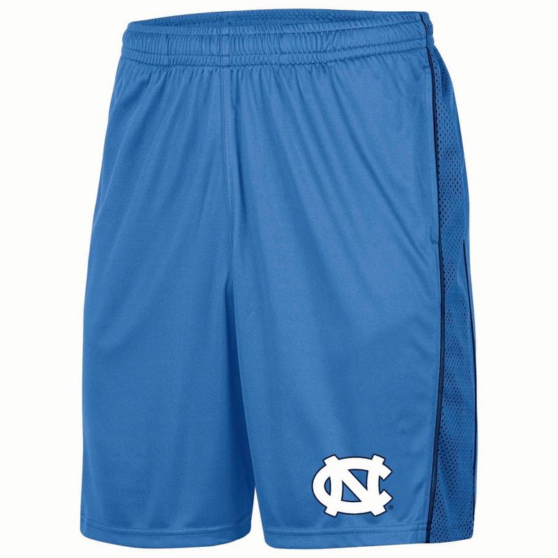 NCAA North Carolina Tar Heels Poly Shorts, 1 of 4