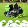 Zevemomo Lawn Mower Lift Jack, Foldable Lift for Riding Lawn Mowers, Mower Jack with Manual and Electric Dual Handles, 900Lbs Weight Capacity - 4 of 4