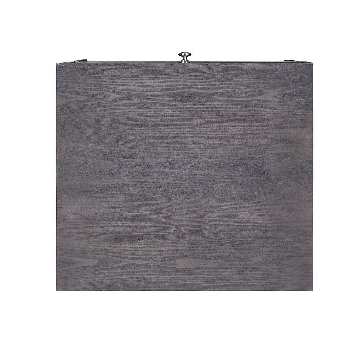 Acme Furniture Iban Accent Table Gray Oak/Chrome Finish - thumbnail 9