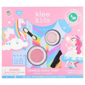 Klee Kids Natural Mineral Play Makeup 2-pc Kit | GENTLE AND NON-TOXIC. Zero chemical-filled makeup - Twinkle Magic Fairy - 1 of 4