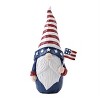 Americana Gnome Figurine Set of 2 – Polyresin & Metal Patriotic Decor, 3.75×3×7.25 in by Melrose - 3 of 4