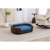 ORRD Pet Sofa Bed for Dogs and Cats, Elevated Dog Bed with Solid Wood Legs & Washable Velvet Cushion, Modern Pet Furniture - 3 of 4