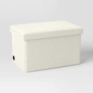 Collapsible Double Dorm Storage Ottoman - Room Essentials™ - 1 of 4