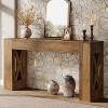 Tribesigns 63-Inch Long Console Table, Farmhouse Entryway Table with 2 Drawers for Entrance, Hallway, Living Room - 2 of 4