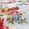 Luupatchy Red Peony Print 3 Pc Bedding Set - Luxury Comforter with 2 Pillowcases All-Season Bedding for Women & Home Bedrooms - 4 of 4