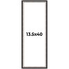 PosterPalooza | Panoramic Simple Silver Picture Frame - UV Acrylic, Foam Board Backing, Hanging Hardware - 2 of 4