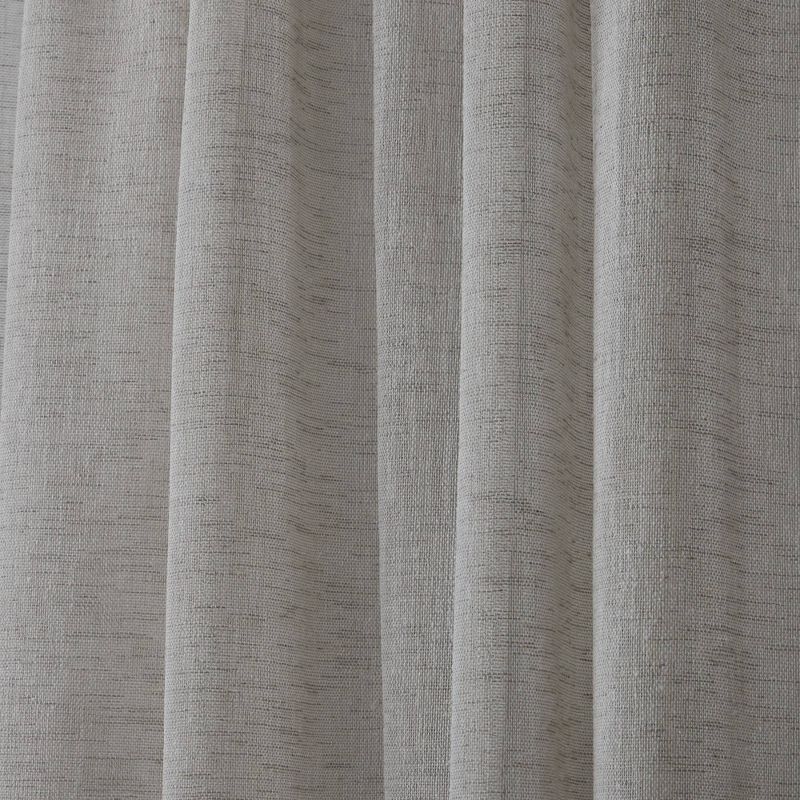 Belfry Rod Pocket Sheer Window Curtain Panels - Nicole Miller, 4 of 10