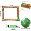 Aoibox Christmas Photo Booth Props 32 Pcs Inflatable PVC Frame Mini Pump Paper Props for Xmas Family Party Holiday Game Decoration - 3 of 4