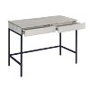 PAGED Home Office Desk 47" L Modern Writing Desk with 3 Storage Drawers and 2-Tier Shelf for Office, Study - 2 of 4