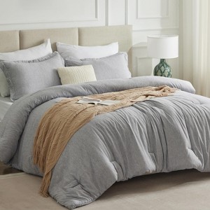 BAGOKIE 2/3 Pieces Comforter Bedding Set with Comforter and Pillow Shams - 1 of 4