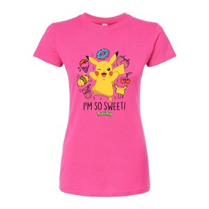 Women's - Pokémon - I'm so Sweet Fitted Graphic T-Shirt - 1 of 3