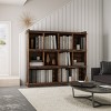 Yukimo 47"H Bookcase - Espresso Storage Unit, MDF Melamine Finish for Books, Collectibles & Home Décor - 4 of 4