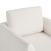 CAVINAS Premium Boucle Accent Chair with 360° Swivel Base,Plush Arm Chair for Living Room,Bedroom - 2 of 3