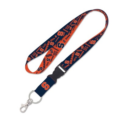 NCAA Syracuse Orange Scatter Print Lanyard