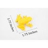 Collectible Wildlife Gifts | Frog, Golden Poison Dart Frog, Plastic Toy, Realistic, Rainforest, Model,   Educational, Gift,      1 3/4"    F4083 B54 - 2 of 4