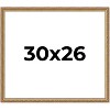 PosterPalooza | 30x26 Wood Antique Frame with UV Acrylic, 4 Finishes: Bronze, Gold, Silver, and Black - 2 of 4