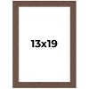PosterPalooza | 13x19 Wide Barnwood Picture Frame, UV Acrylic, 6 Finishes - Grey, Brown, White, and Black - 2 of 4