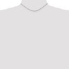 Black Bow Jewelry 1.4mm, 14k White Gold, Singapore Chain Necklace - 2 of 4