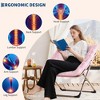 GustoWave Rabbit Fur Saucer Chair - Foldable Comfy Lounge Chair with Metal Frame for Kids, Teens & Adults - Cozy Indoor Lazy Sofa - 3 of 4