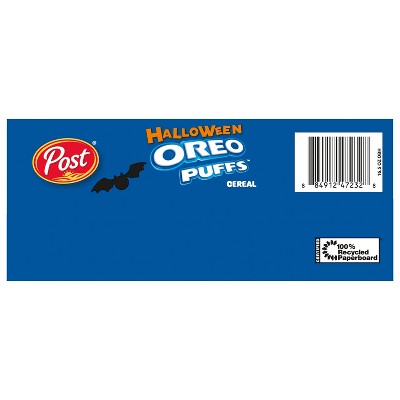 Post Halloween Oreo Puffs Breakfast Cereal - 16.5oz