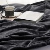 Bedsure | Flannel Blanket Solid 280GSM Soft Fuzzy Plush  Bed Blanket - 4 of 4