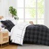 Southshore Fine Living Urban Grid Reversible Oversized Comforter Set - 3 of 4