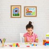 Americanflat 10x12.5 Kids Artwork Picture Frame in Oak- Displays 8.5x11" With Mat and 10x12.5" Without Mat -  2 Pack - 3 of 4