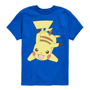 Boys' - Pokémon - Pikachu Red Cheeks Short Sleeve Graphic T-Shirt - 1 of 4