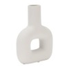 Sagebrook Home 8" Dolomite Open Cut-Out Vase Contemporary Abstract Table - 2 of 4