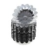 Unique Bargains Cupcake Liners Small Chrysanthemum Shape Disposable Egg-tart Cups Aluminum Foil Silver Tone 50 Pcs - 3 of 4