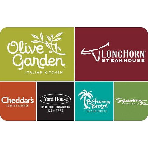 Darden Restaurants Gift Card $50 (mail Delivery) : Target