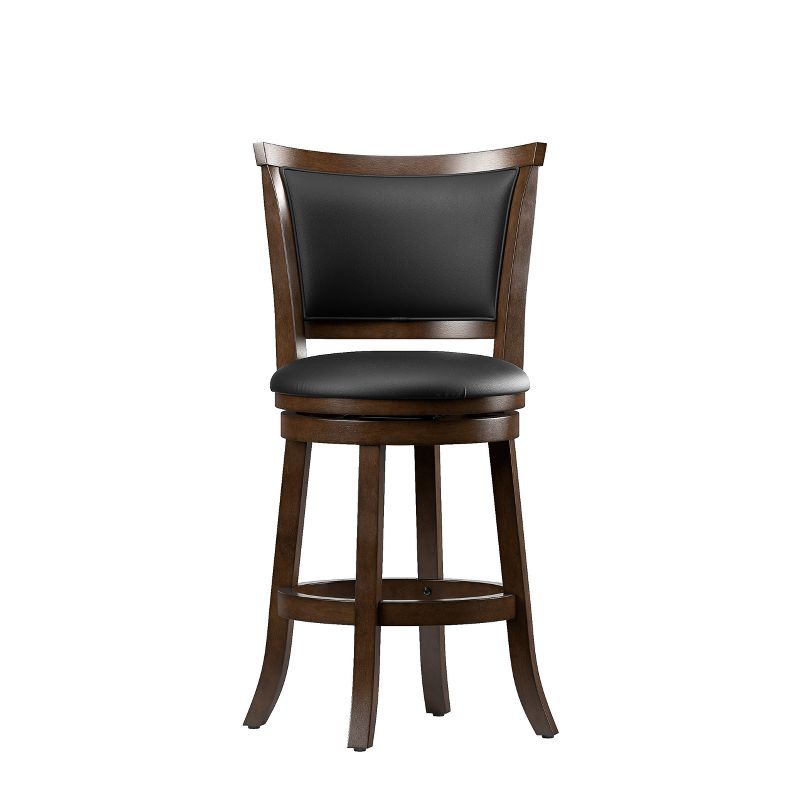 Set of 2 Counter Height Barstools Black Brown - CorLiving, 3 of 9