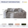 MAXYOYO 3 Seater Sofa for Living Room, Tufted Boneless Couch Bubbled Sofa Couch, No Assembly Needed - 2 of 4