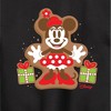 Boys' - Disney - Minnie Cookie Christmas Graphic Long Sleeve Fleece Sweatshirt - 2 of 4