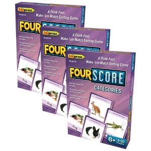 Teacher Created Resources® Four Score Card Game: Categories, Pack of 3 - 1 of 4