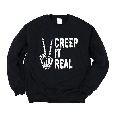 Simply Sage Market Women's Graphic Sweatshirt Creep It Real Peace