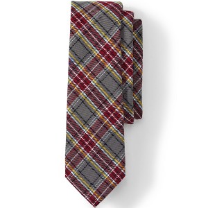 Lands' End School Uniform Adult Plaid To Be Tied Tie - 1 of 2