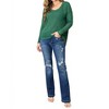 Women's Full Size Scoop Neck Patch Pocket Top - Culture Code - 4 of 4