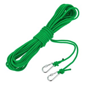 Unique Bargains Hollow Braided Polypropylene Anchor Rope with Hook for Marine Life Boat - 1 of 4