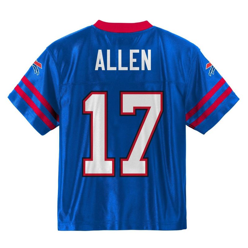 NFL Buffalo Bills Toddler Boys' Short Sleeve Allen Jersey, 3 of 4