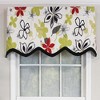 RLF Home Aria Ruffled Window Treatment Provance Premium Quality Valance 3" Rod Pocket 50" x 17" Multi/Ivory - 2 of 3