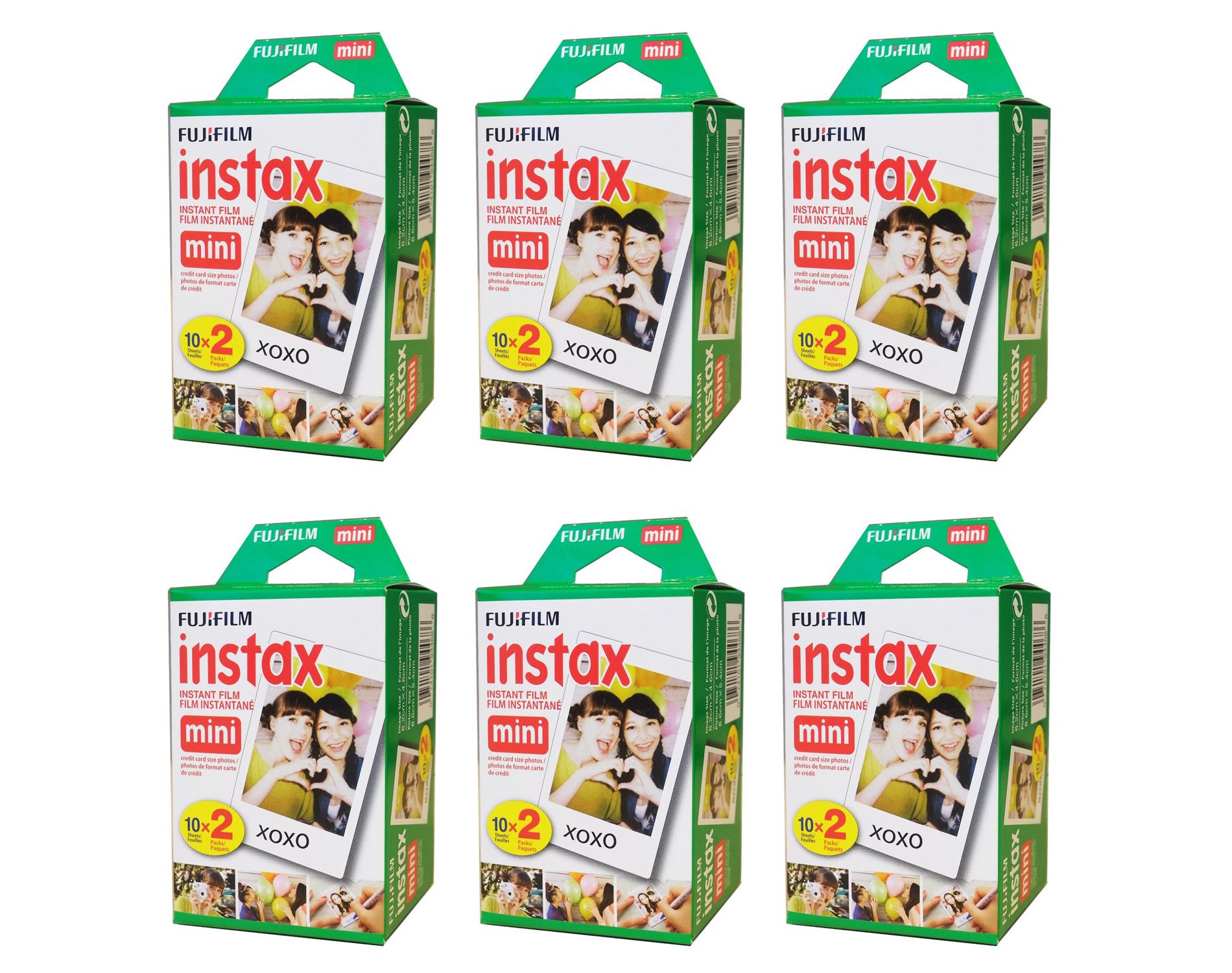 Fujifilm Instax Mini Instant Film 2x10 6 Packs (120 Shots)