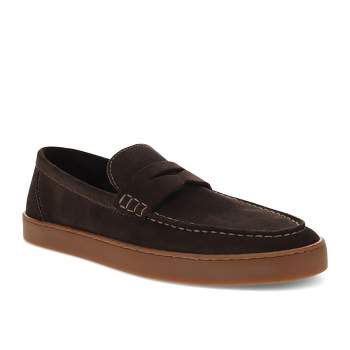 Mio Marino - Men's Classic Suede Oxford Shoes - Dark Brown, Size: 7 ...